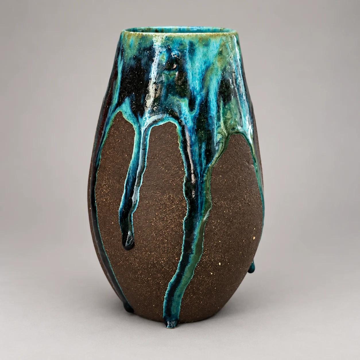 Azure Earth Ovale Vase