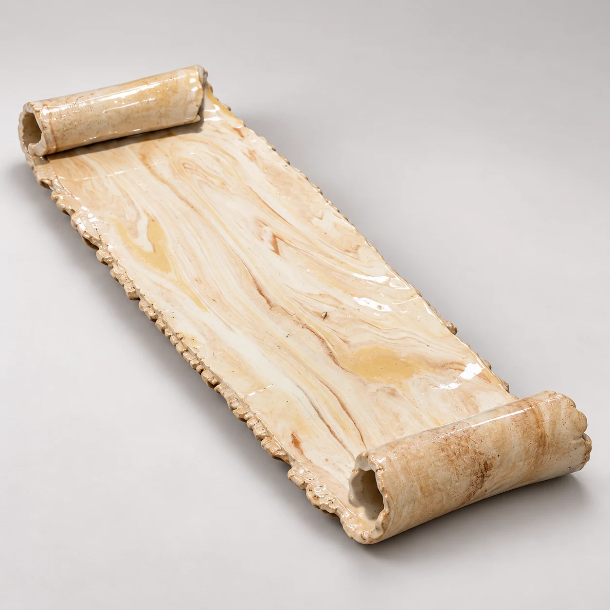 Parchment Scroll Serving Tray
